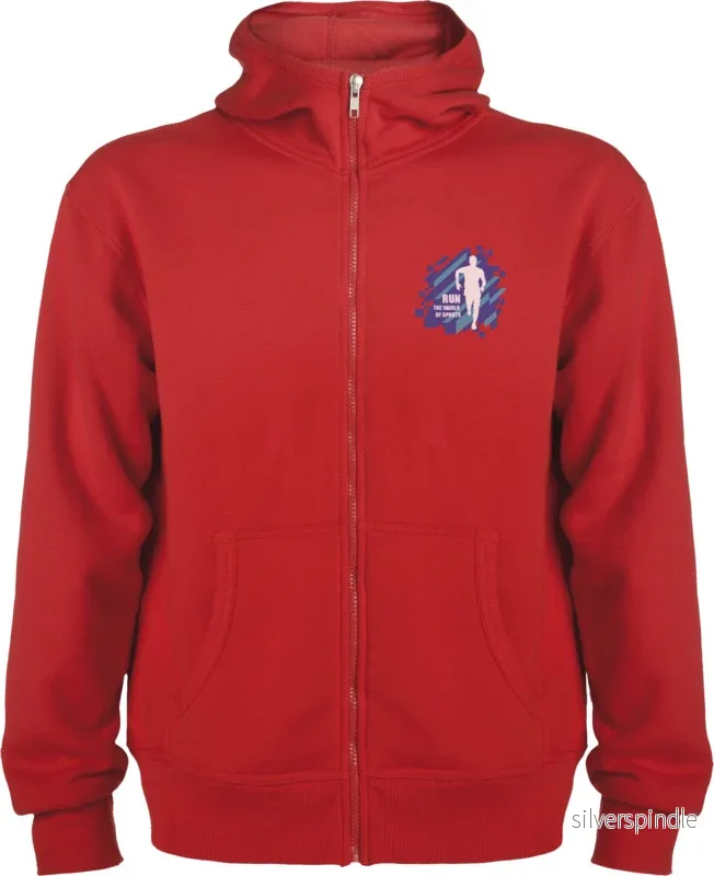 Montblanc unisex hoodie med hellång dragkedja - Bild 3